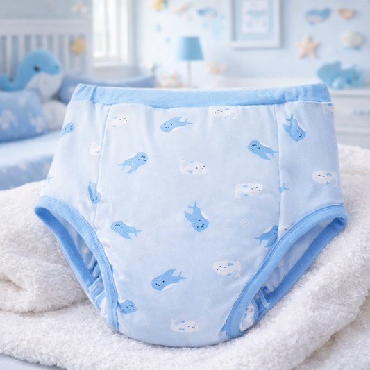 ABDL Training Pants - Shark & Whale (Waterproof Version)