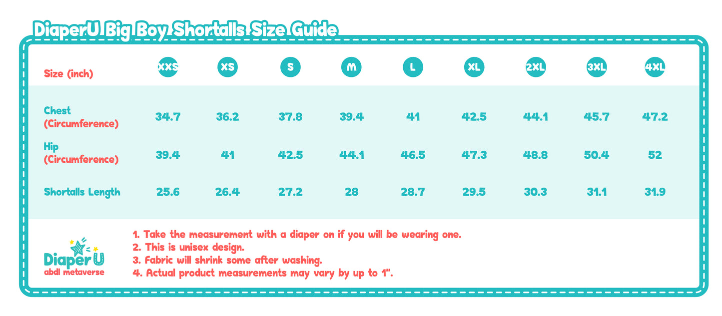 Big Boy Shortalls - Green Dinosaur