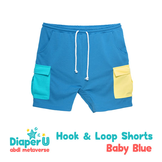 Hook & Loop Shorts - Baby Blue (Limited Edition)