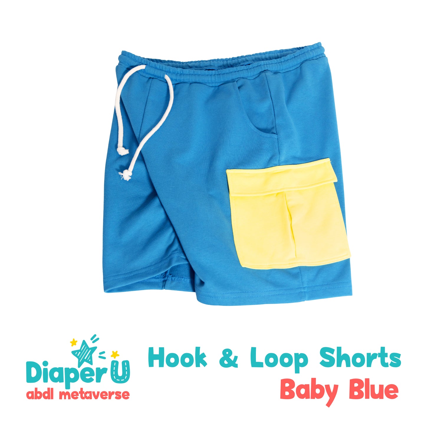 Hook & Loop Shorts - Baby Blue (Limited Edition)