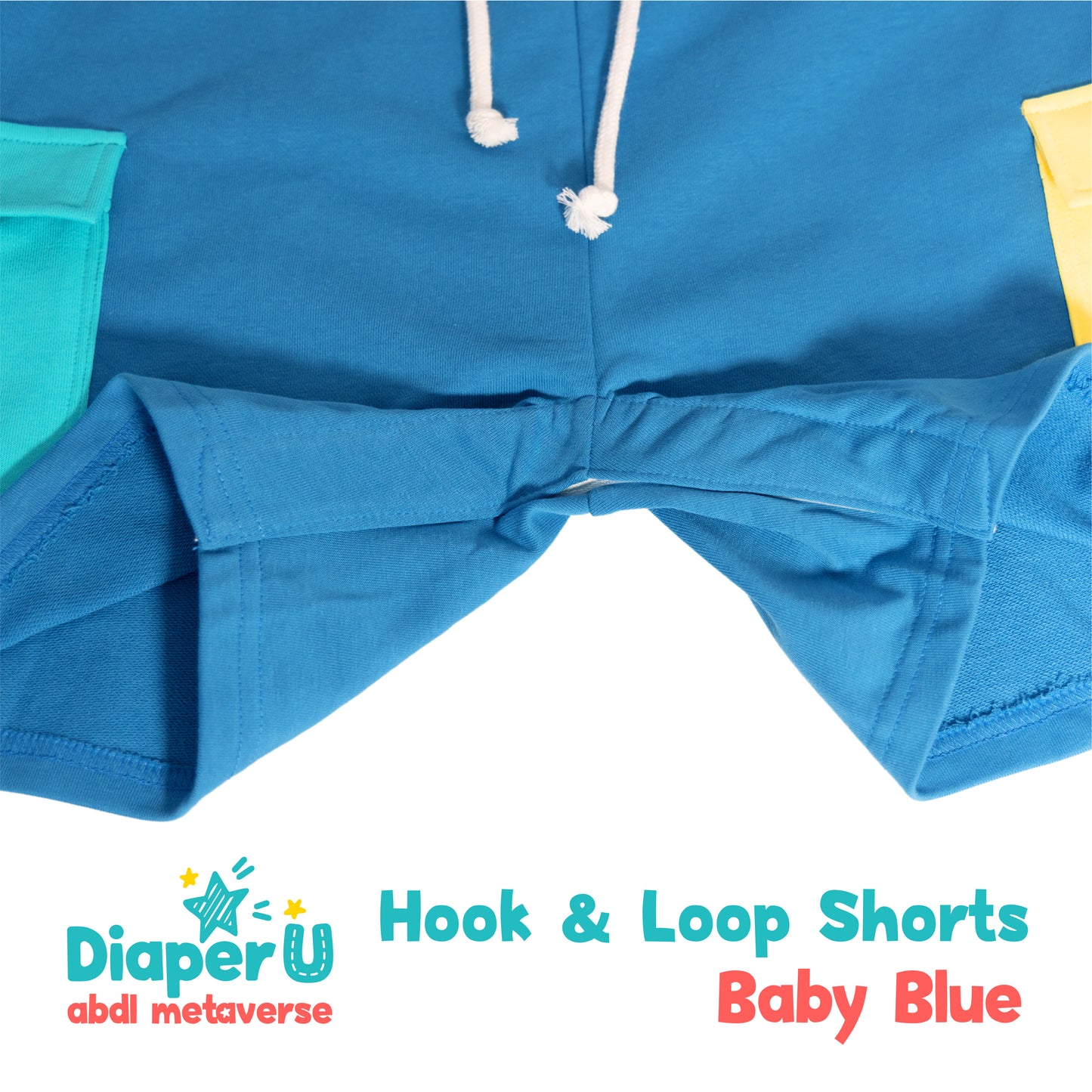 Hook & Loop Shorts - Baby Blue (Limited Edition)