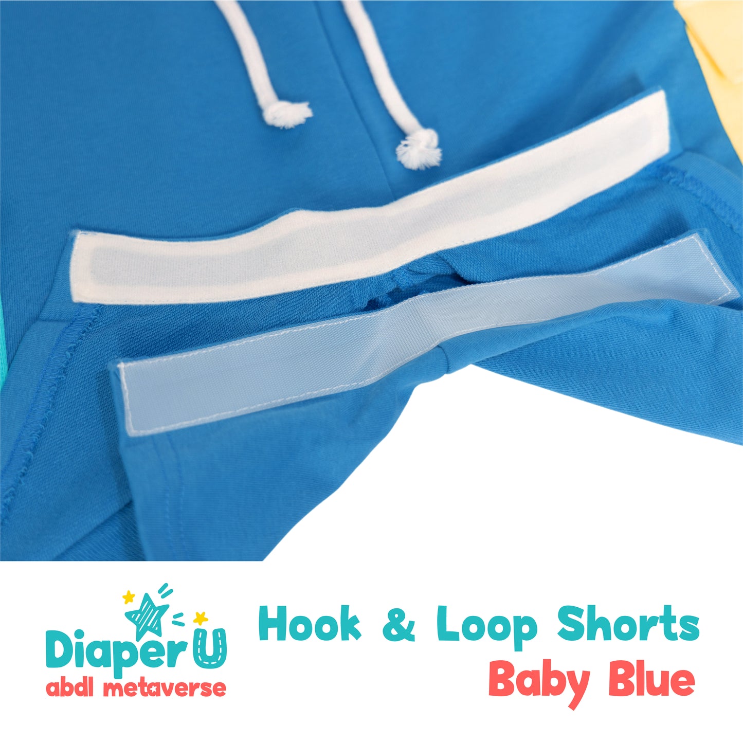 Hook & Loop Shorts - Baby Blue (Limited Edition)