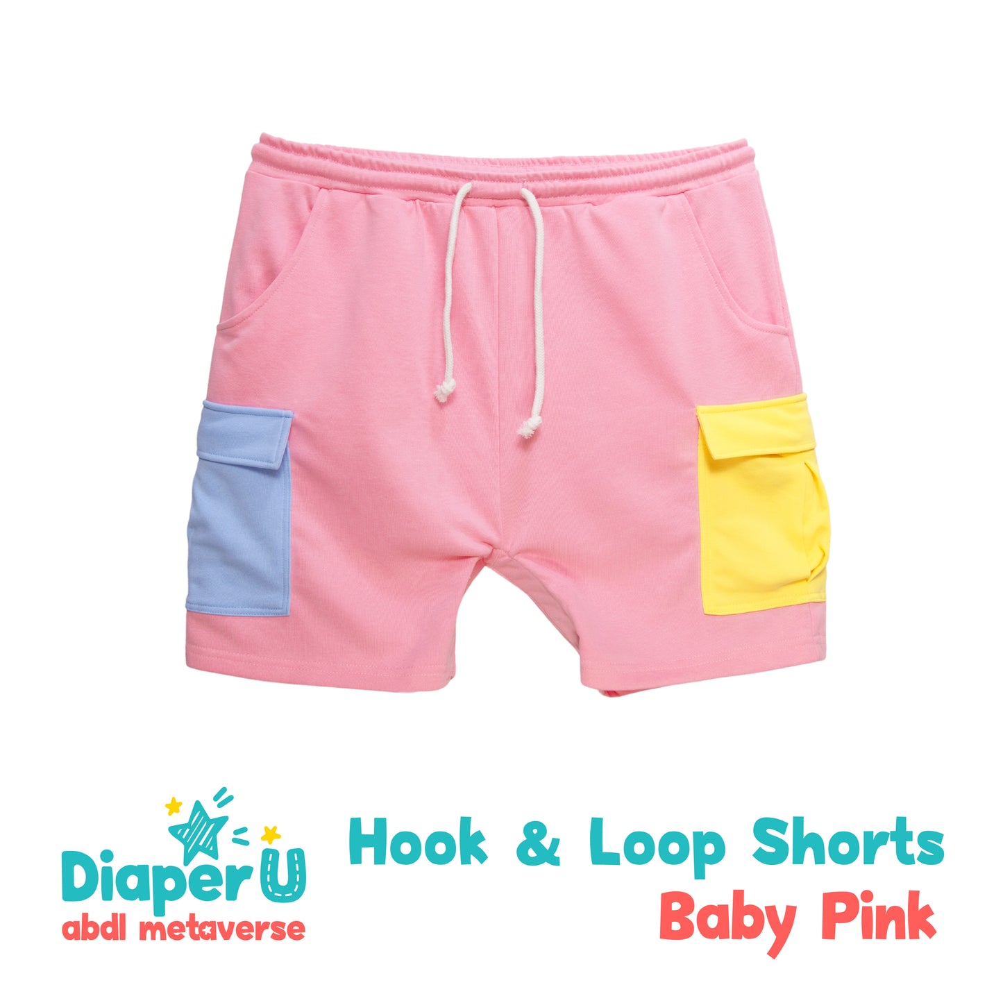 Hook & Loop Shorts - Baby Pink (Limited Edition)