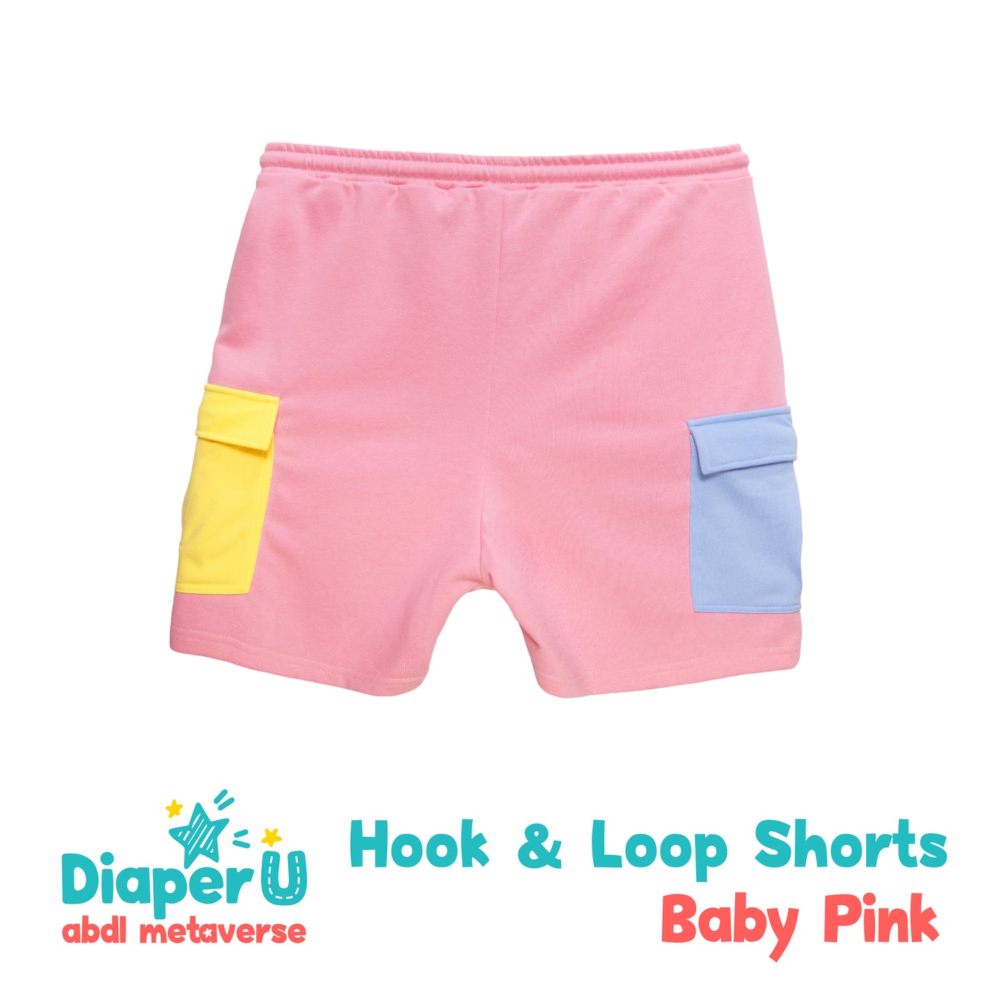 Hook & Loop Shorts - Baby Pink (Limited Edition)