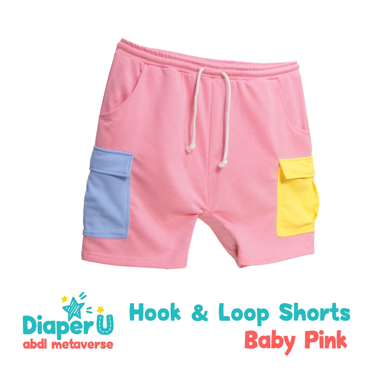 Hook & Loop Shorts - Baby Pink (Limited Edition)