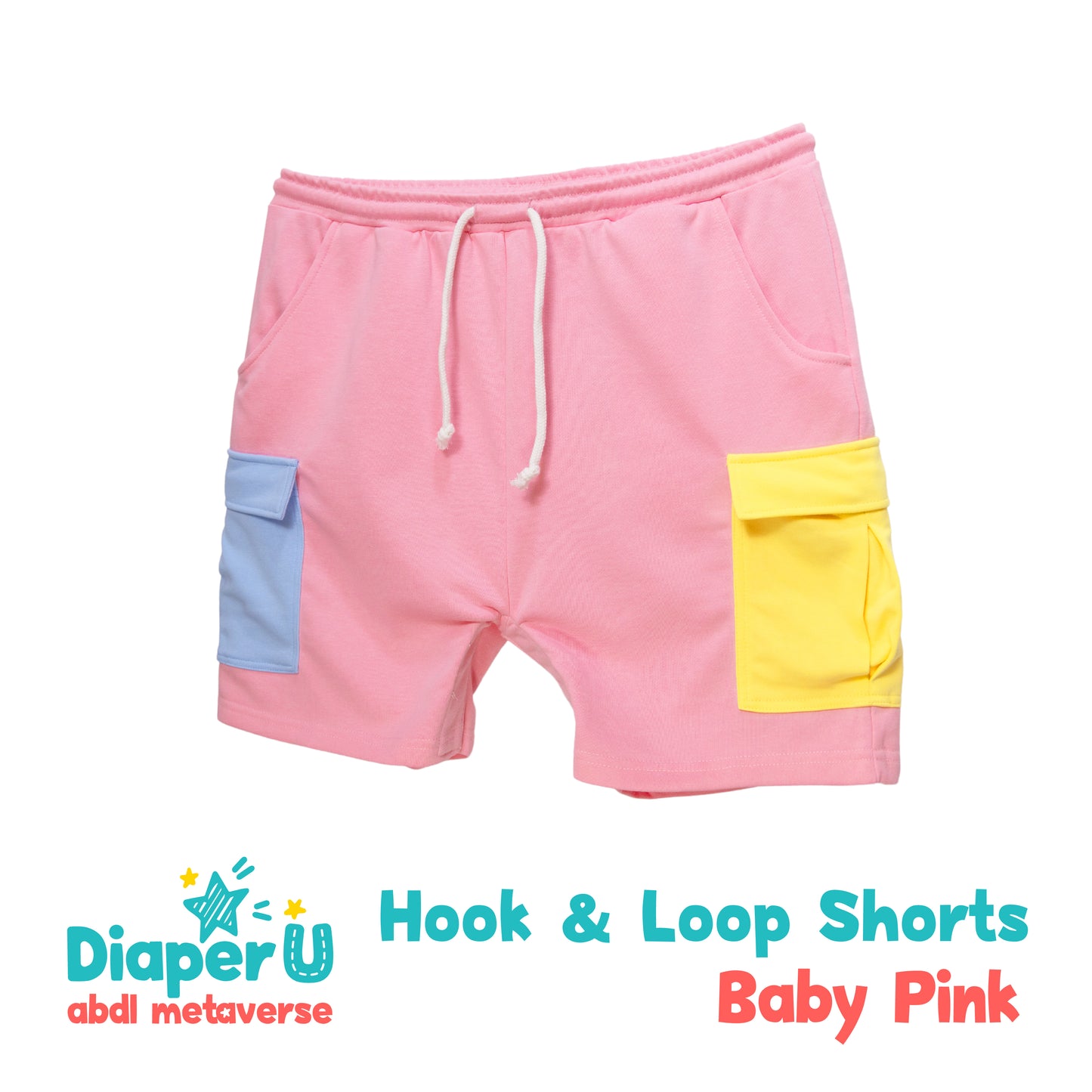 Hook & Loop Shorts - Baby Pink (Limited Edition)