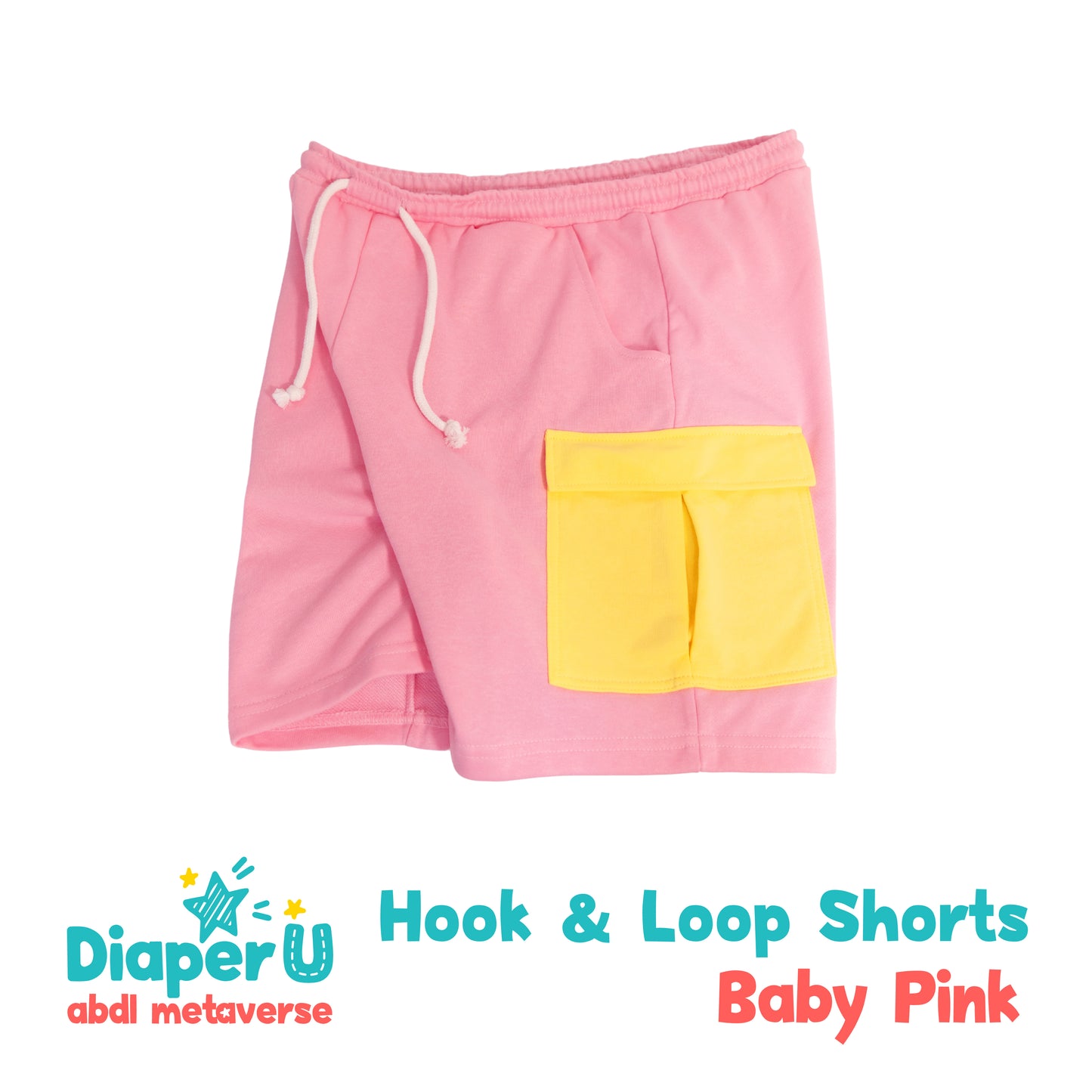 Hook & Loop Shorts - Baby Pink (Limited Edition)