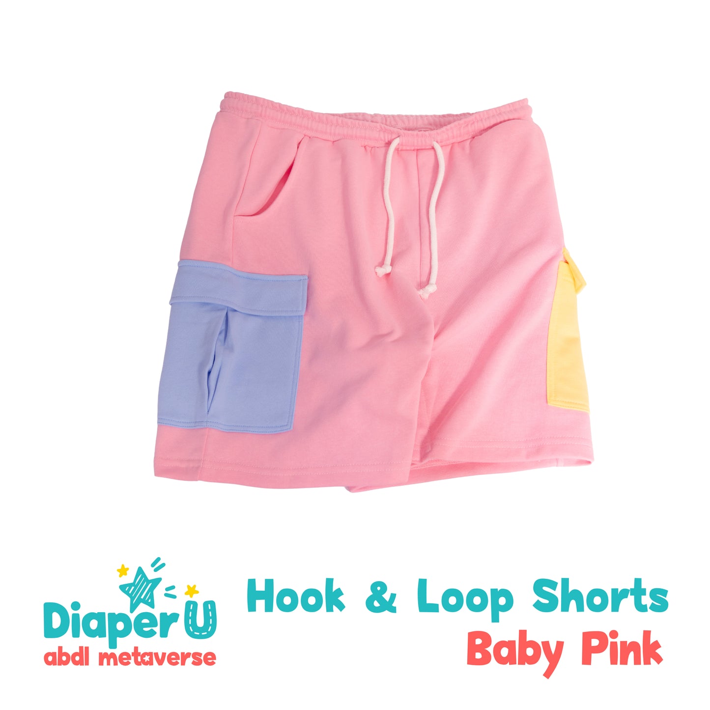 Hook & Loop Shorts - Baby Pink (Limited Edition)