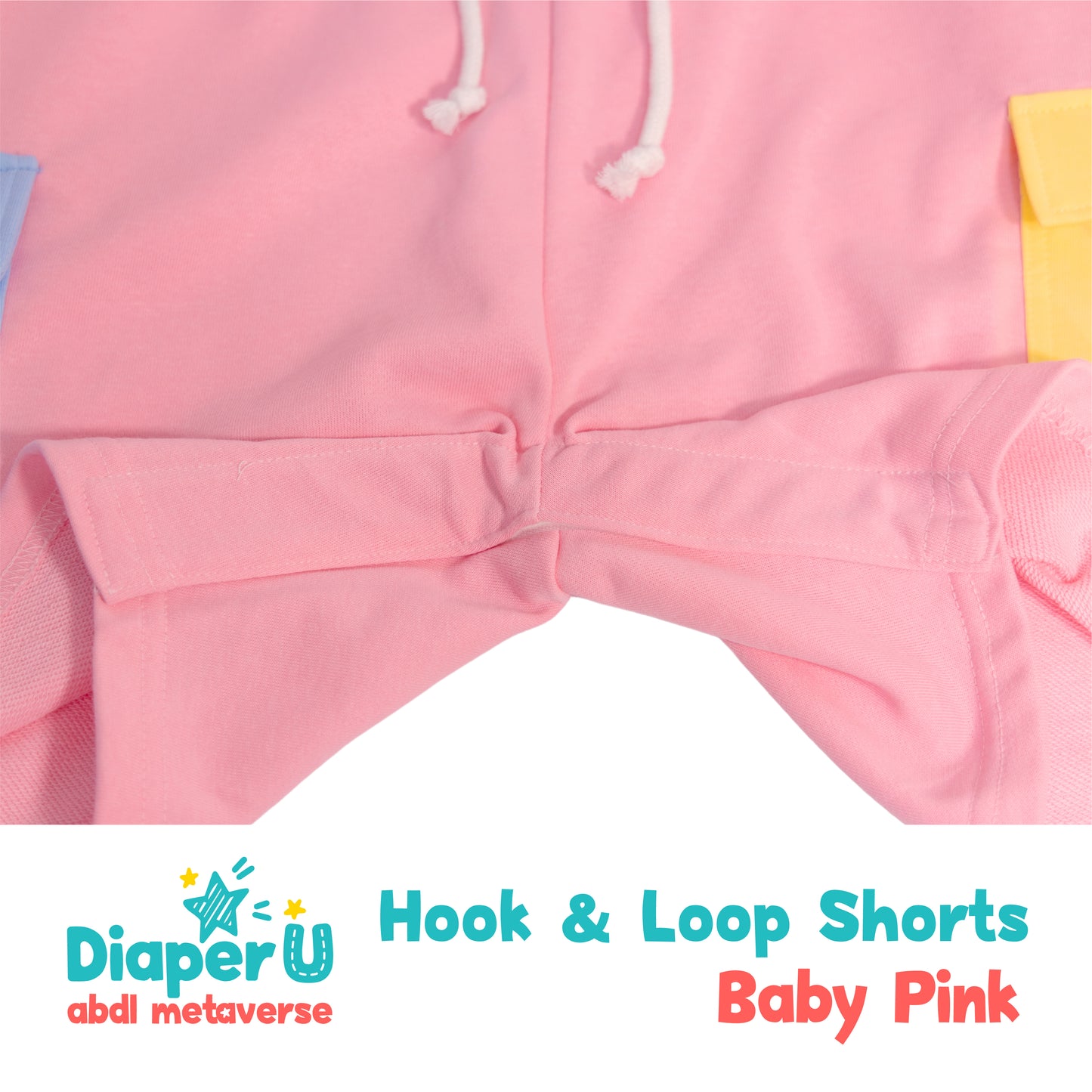 Hook & Loop Shorts - Baby Pink (Limited Edition)