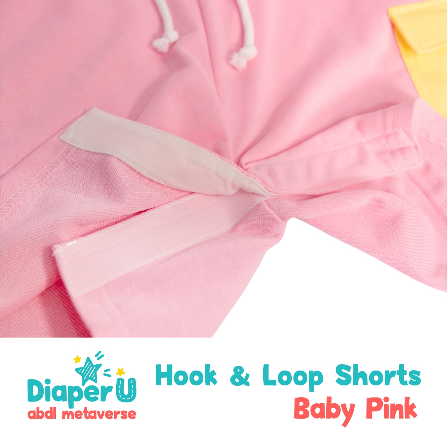 Hook & Loop Shorts - Baby Pink (Limited Edition)