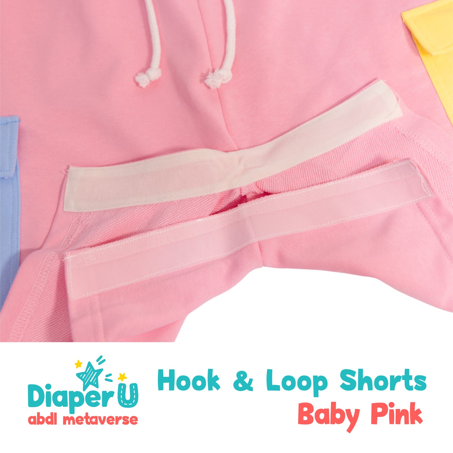 Hook & Loop Shorts - Baby Pink (Limited Edition)