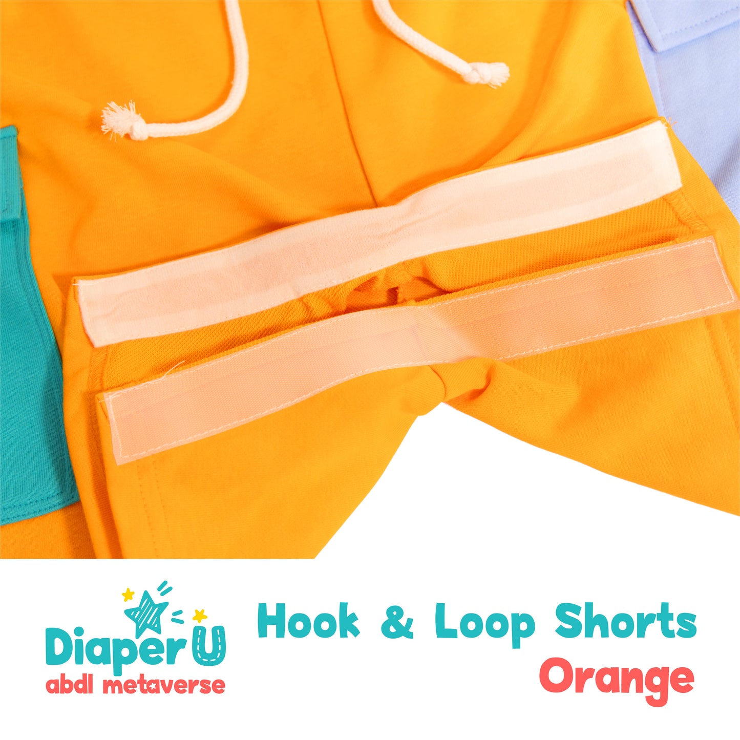 Hook & Loop Shorts - Orange (Limited Edition)