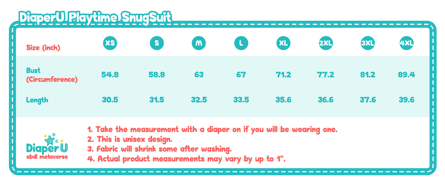ABDL Playtime Snug-Suit - Puppy Play (Pink)