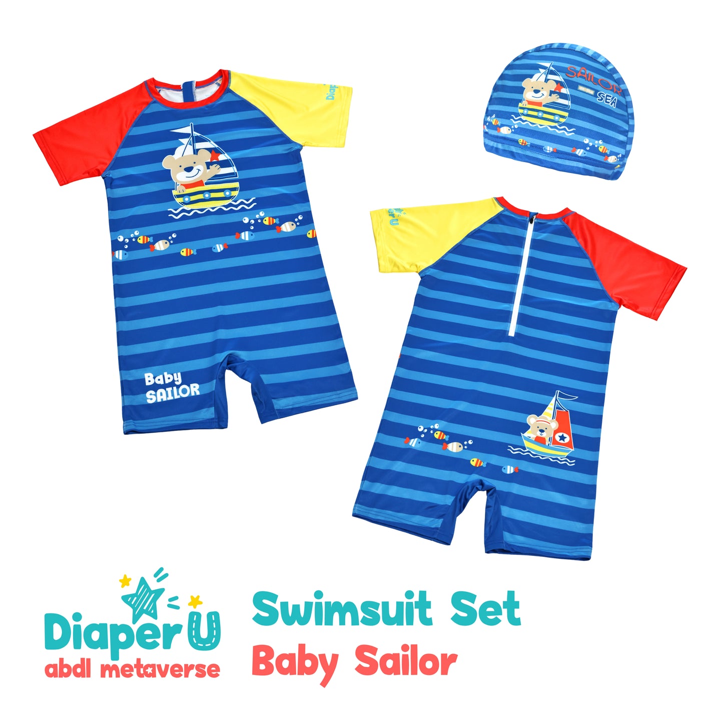 ABDL Swimsuit Set - Baby Sailor (Limited Edition)
