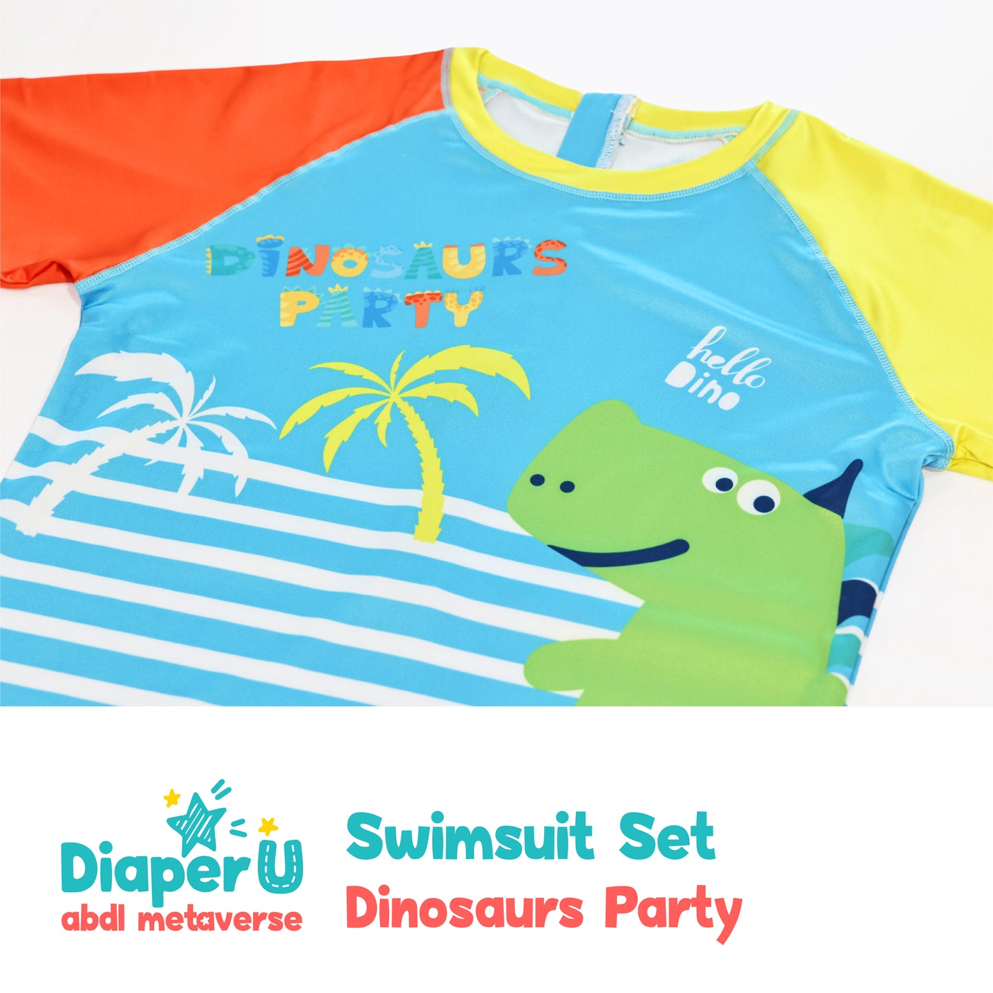 ABDL Swimsuit Set - Dinosaurs Party (Limited Edition)