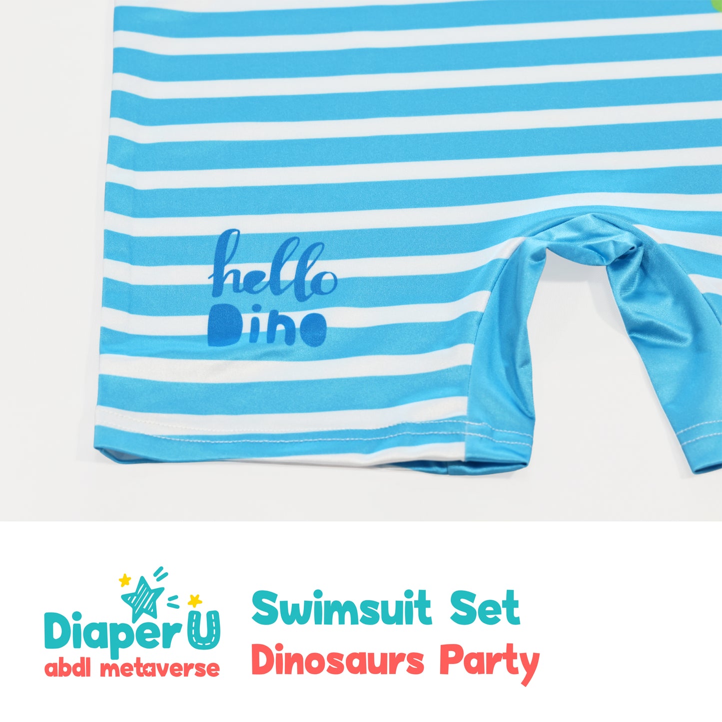 ABDL Swimsuit Set - Dinosaurs Party (Limited Edition)