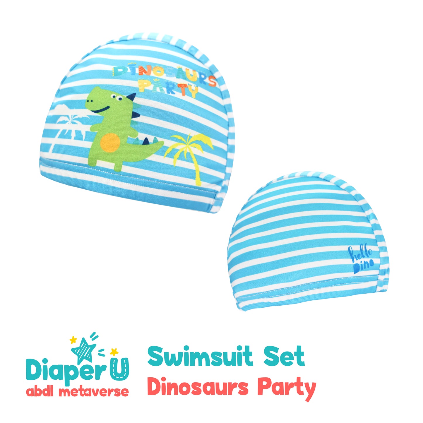 ABDL Swimsuit Set - Dinosaurs Party (Limited Edition)