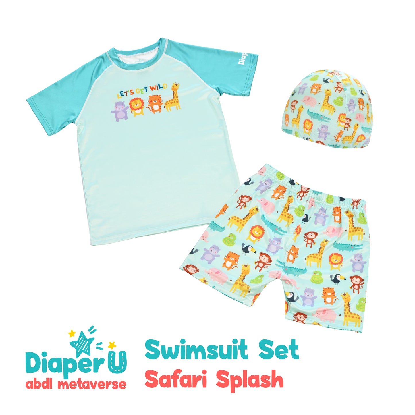 ABDL Swimsuit Set - Safari Splash (Limited Edition)