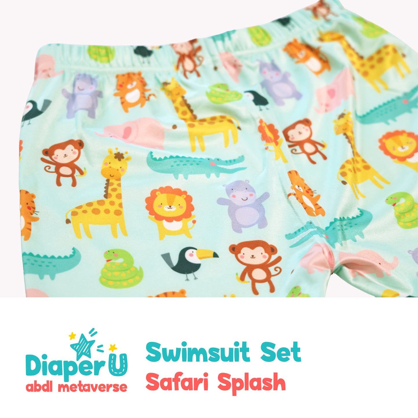 ABDL Swimsuit Set - Safari Splash (Limited Edition)