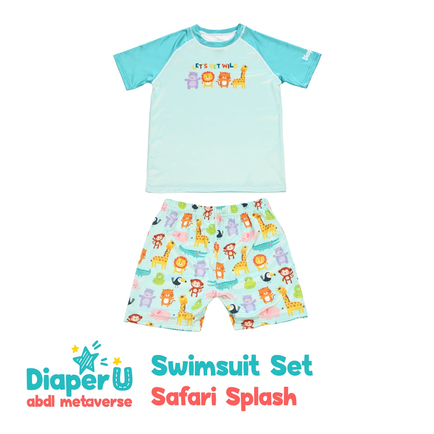 ABDL Swimsuit Set - Safari Splash (Limited Edition)