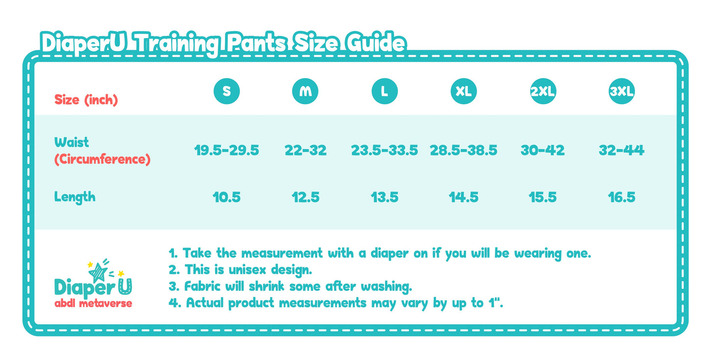 ABDL Training Pants - Shark & Whale (LITE VERSION)