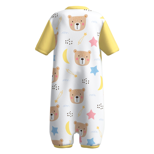 Snap-Up Sleepytime Romper - Baby Bear (Yellow)