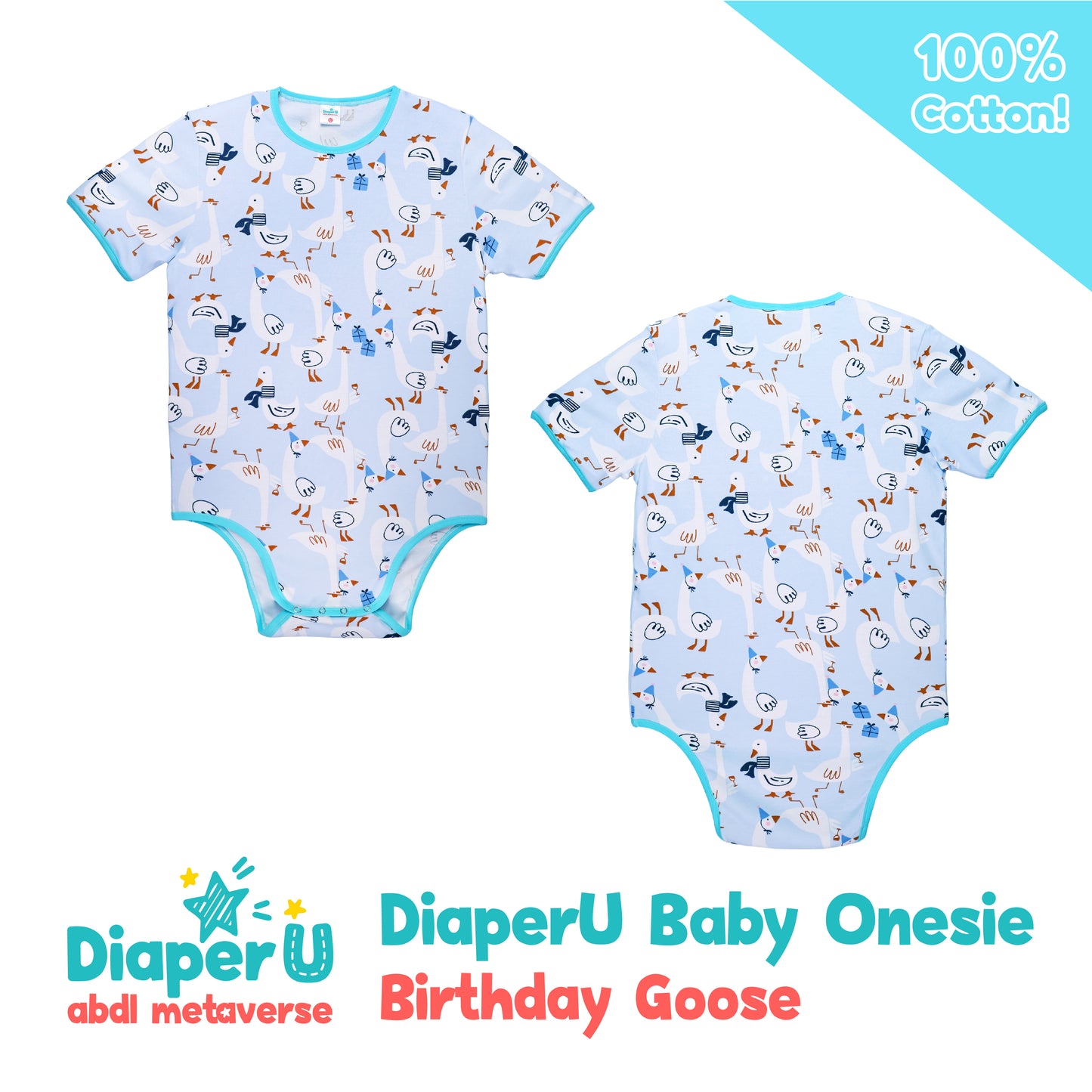 ABDL Onesie - Birthday Goose