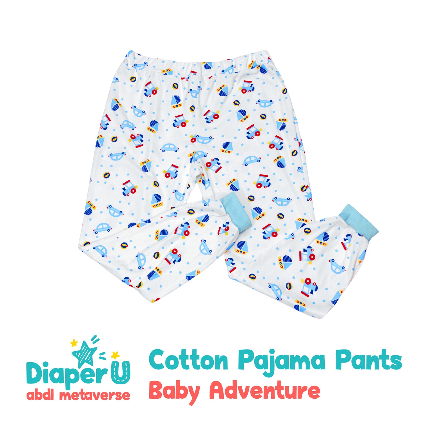 ABDL Cotton Pajama Pants - Baby Adventure