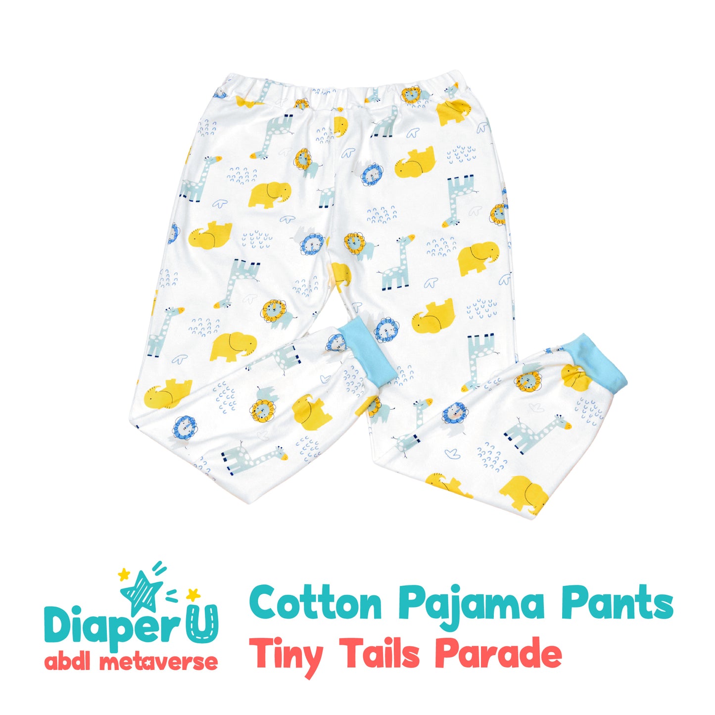 ABDL Cotton Pajama Pants - Tiny Tails Parade