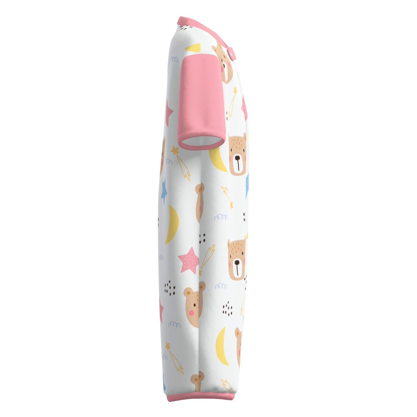 Snap-Up Sleepytime Romper - Baby Bear (Pink)
