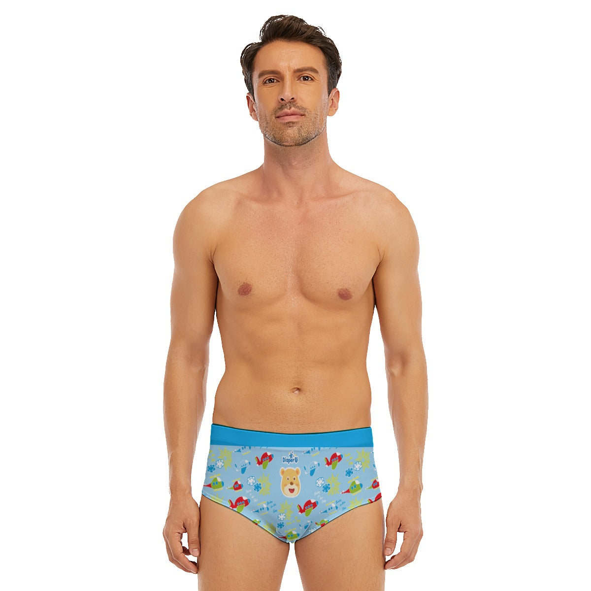 Baby Boy Swim Trunks - Baby Bear