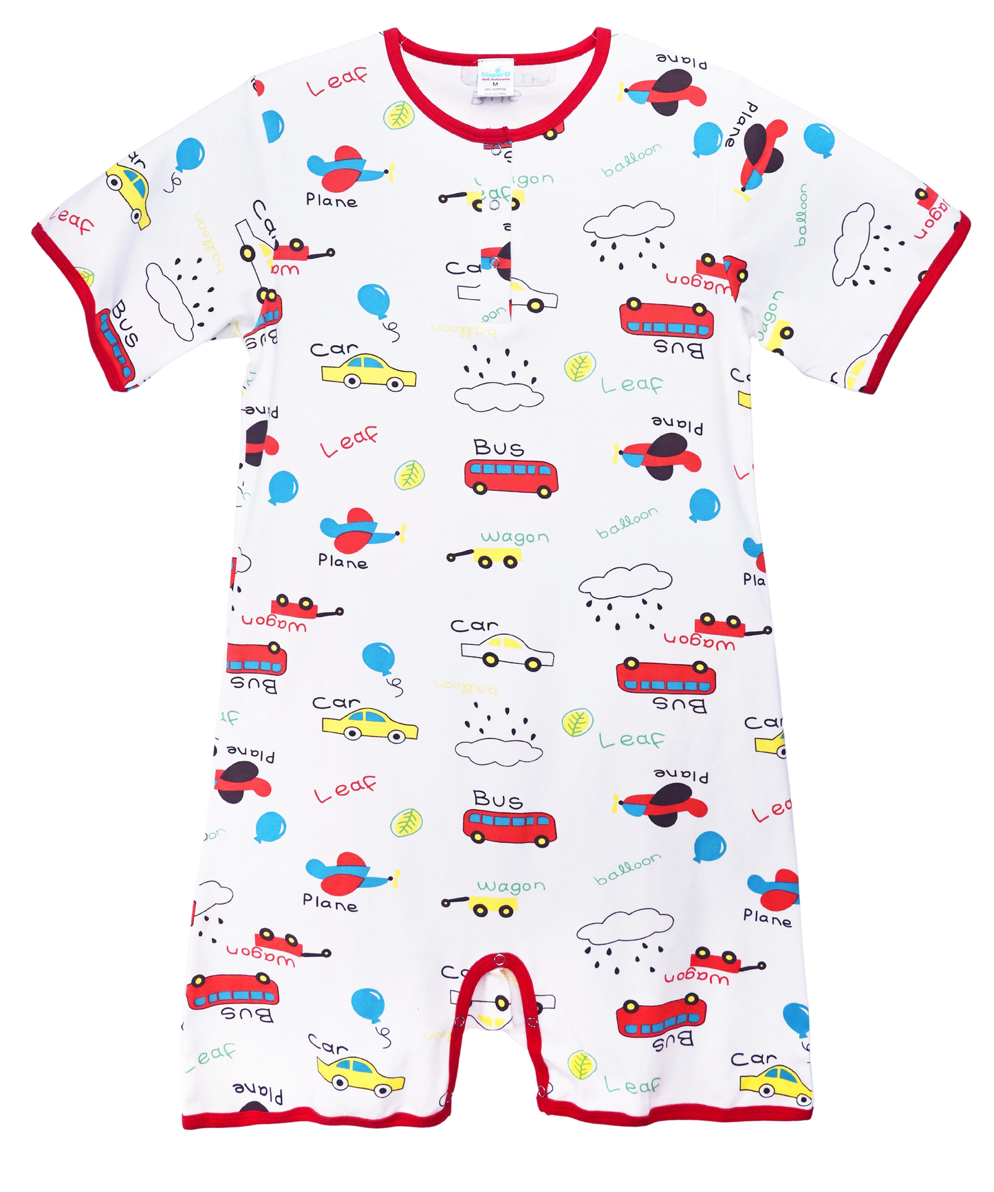 ABDL Romper - Cars & Plane