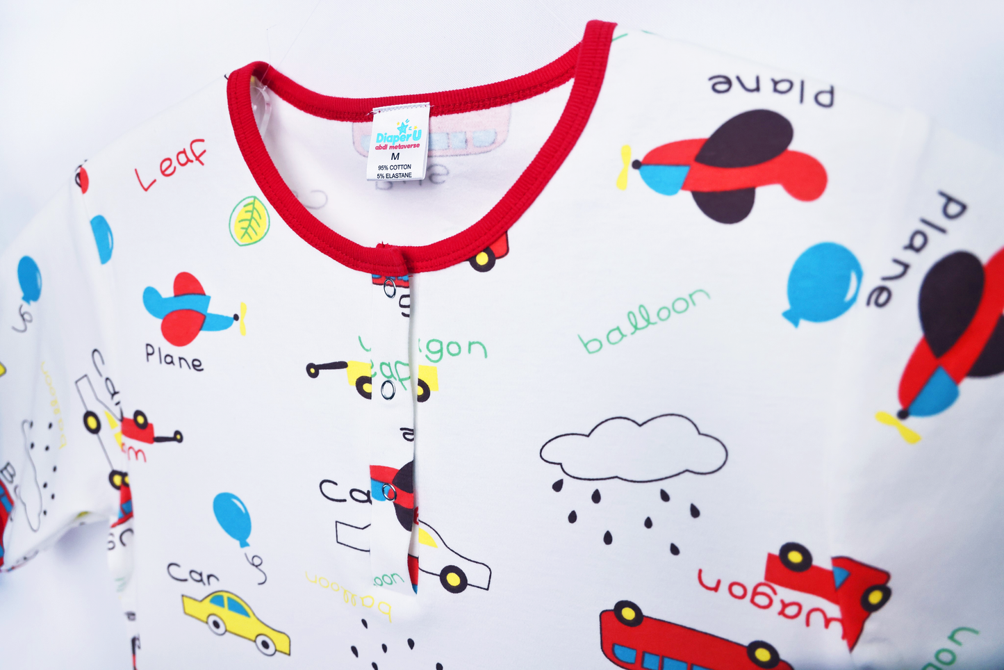 ABDL Romper - Cars & Plane