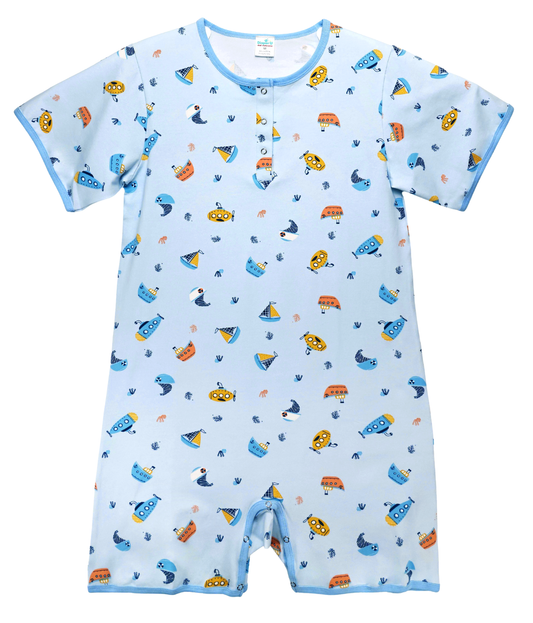 ABDL Romper - Little Ships and Car & Plane Bundle
