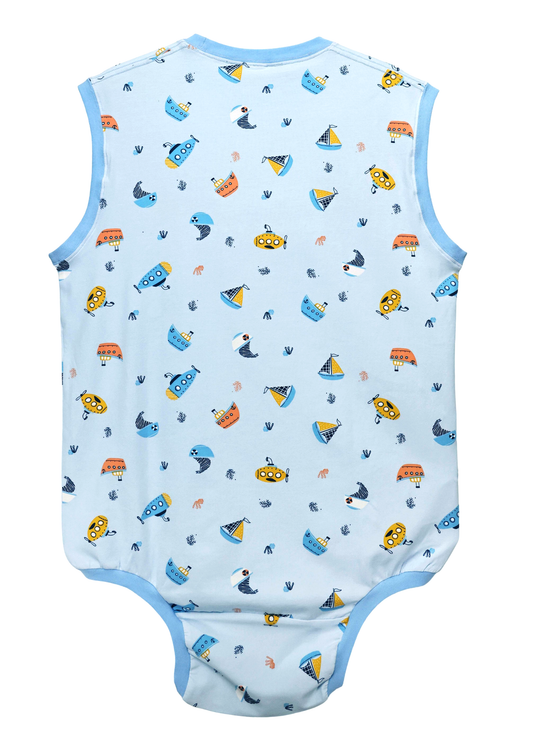 ABDL Onesie (Sleeveless) - Little Ships
