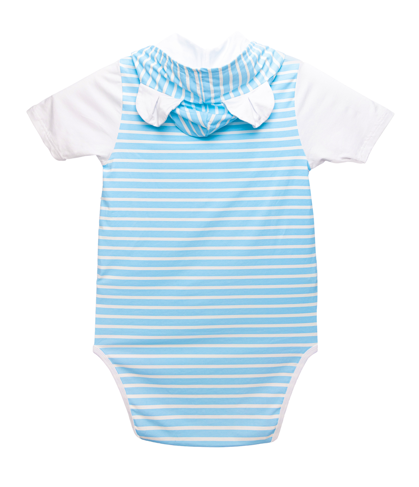 ABDL Onesie - Blue Stripe & White