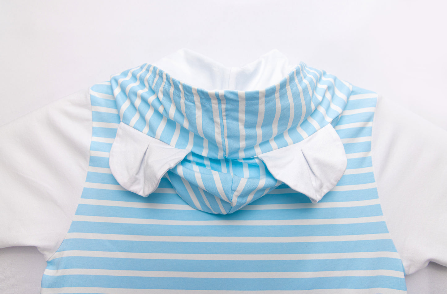 ABDL Onesie - Blue Stripe & White