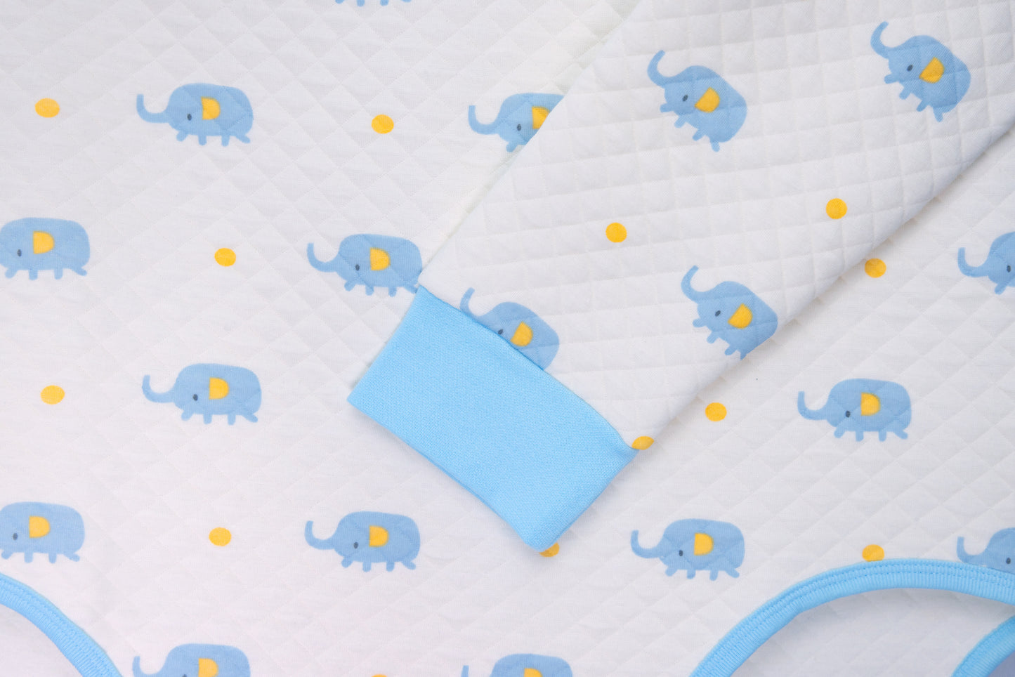 ABDL Long Sleeve Onesie - Baby Elephant (Extra Warm)