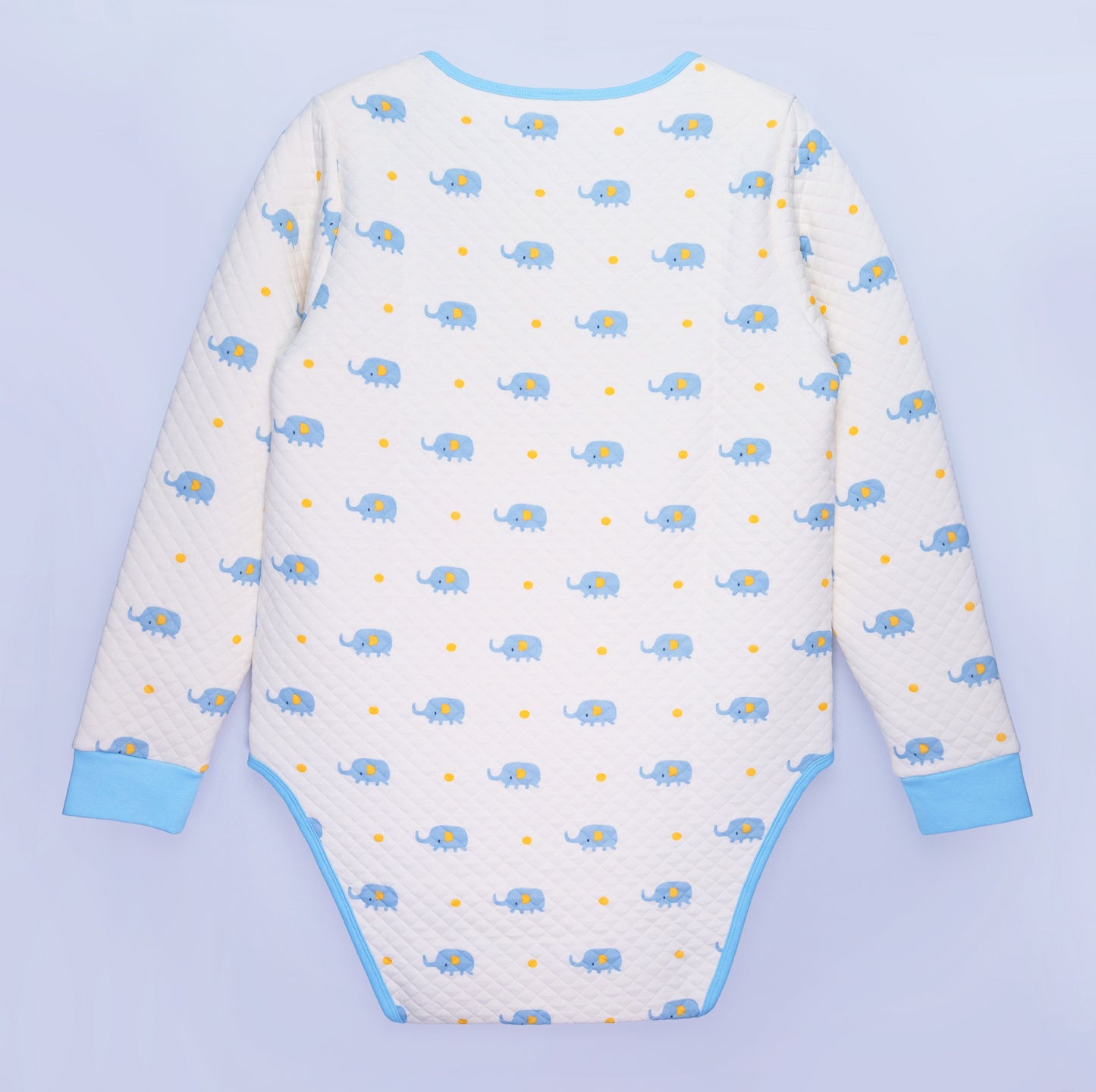 ABDL Long Sleeve Onesie - Baby Elephant (Extra Warm)