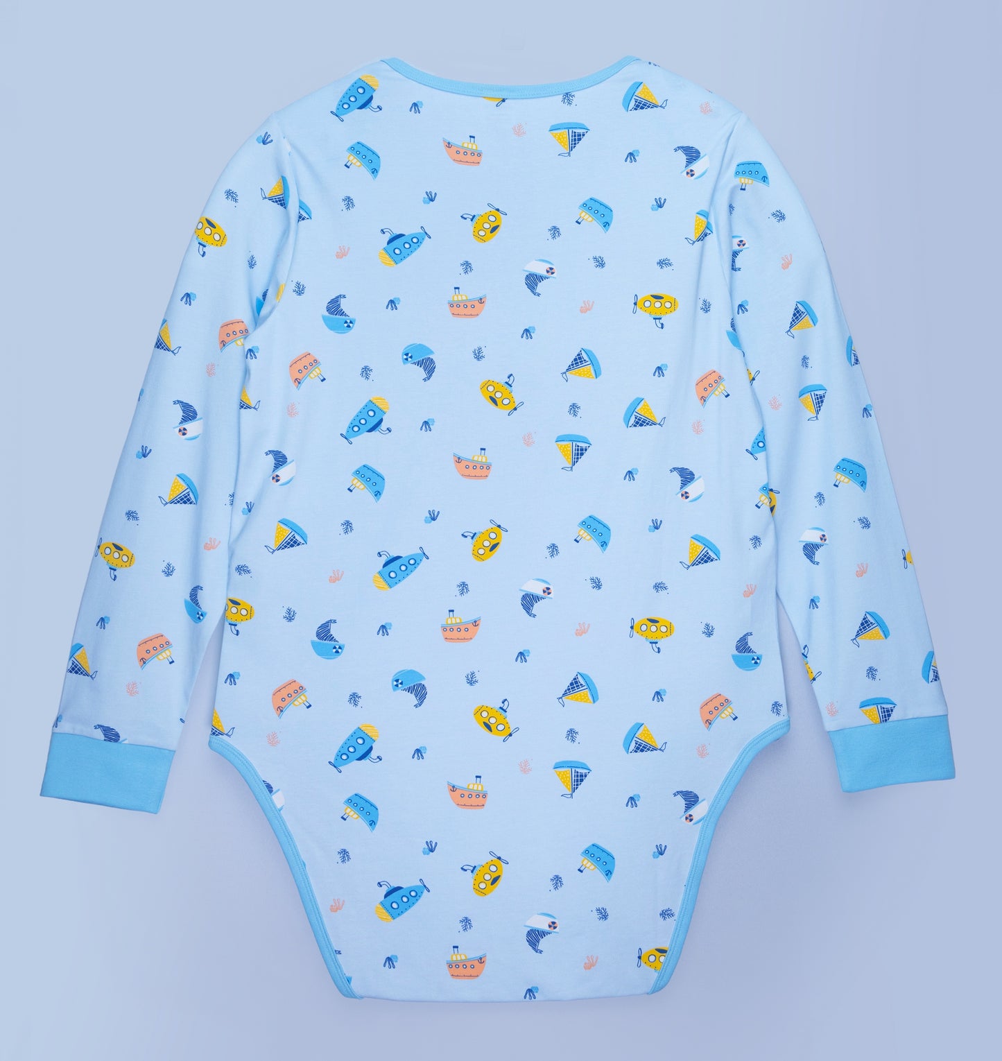 ABDL Long Sleeve Onesie - Little Ships