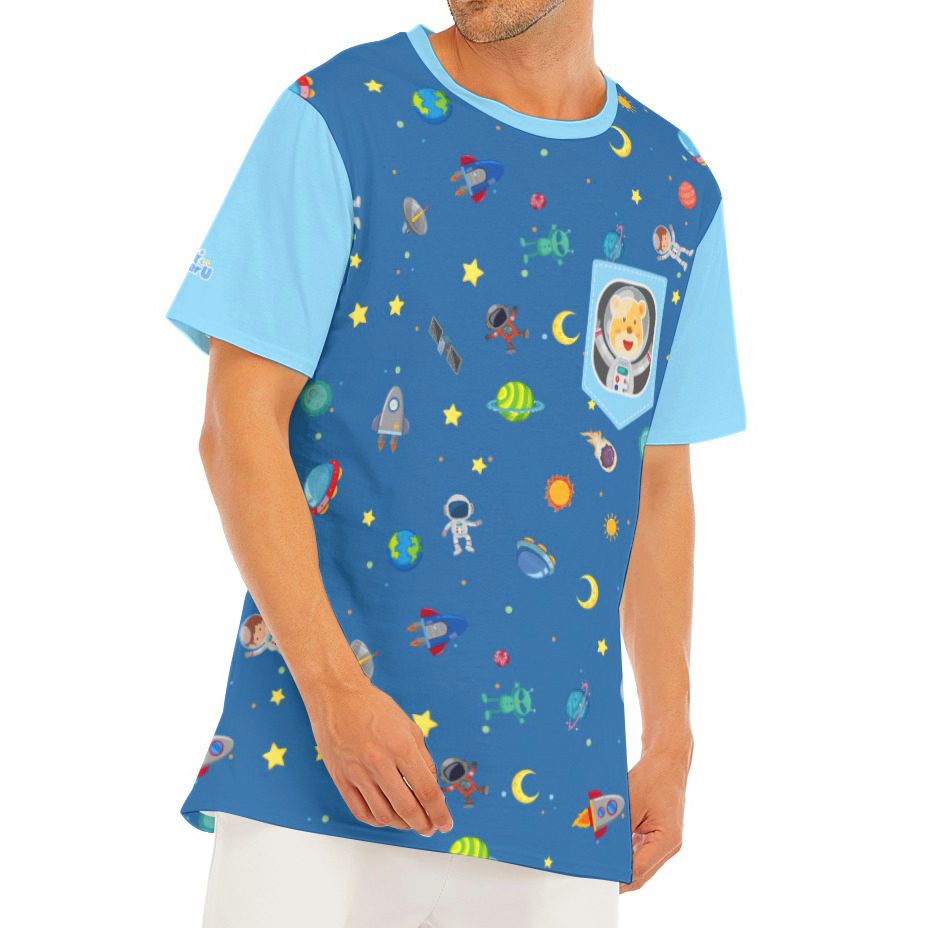 Adult Baby Play Shirt - Baby Astronaut