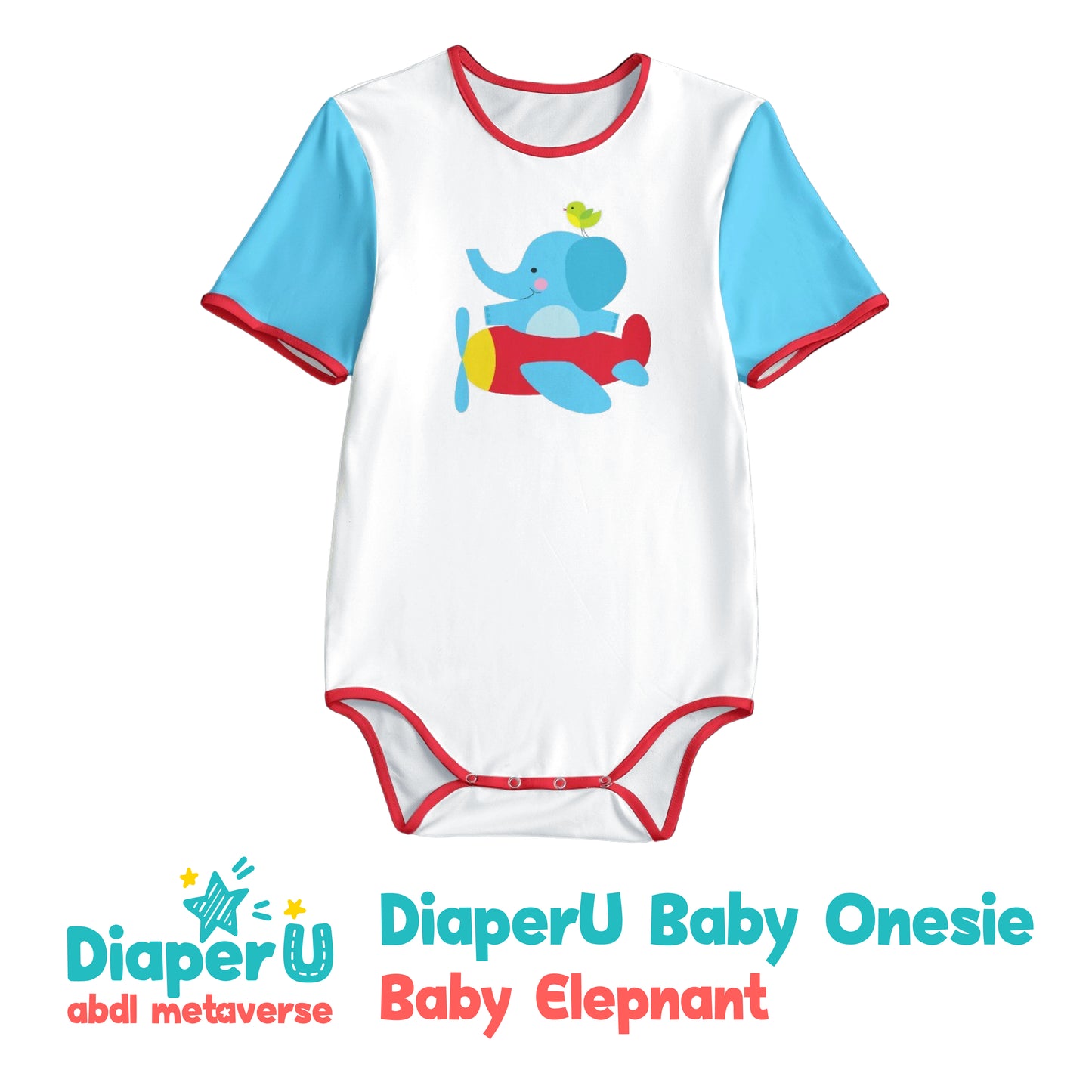 ABDL Onesie - Baby Elephant