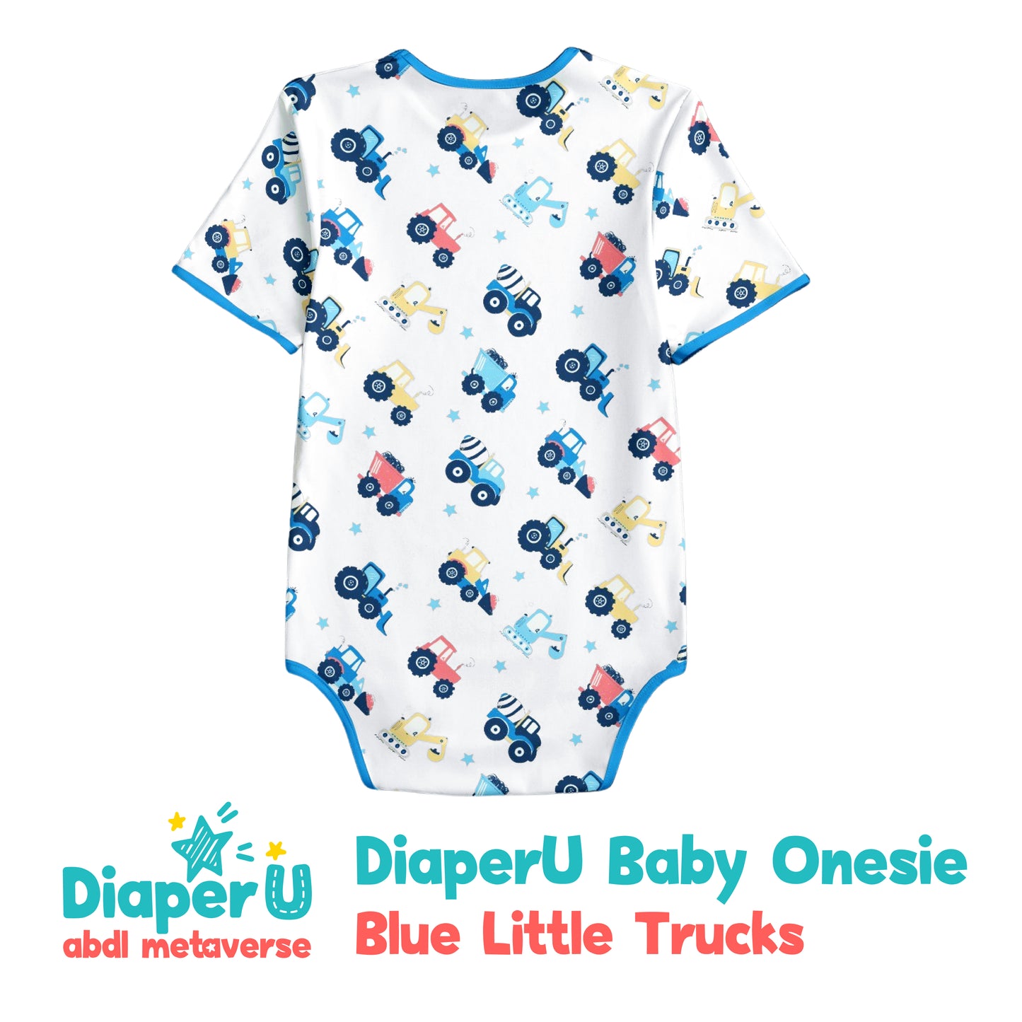 ABDL Onesie - Little Trucks