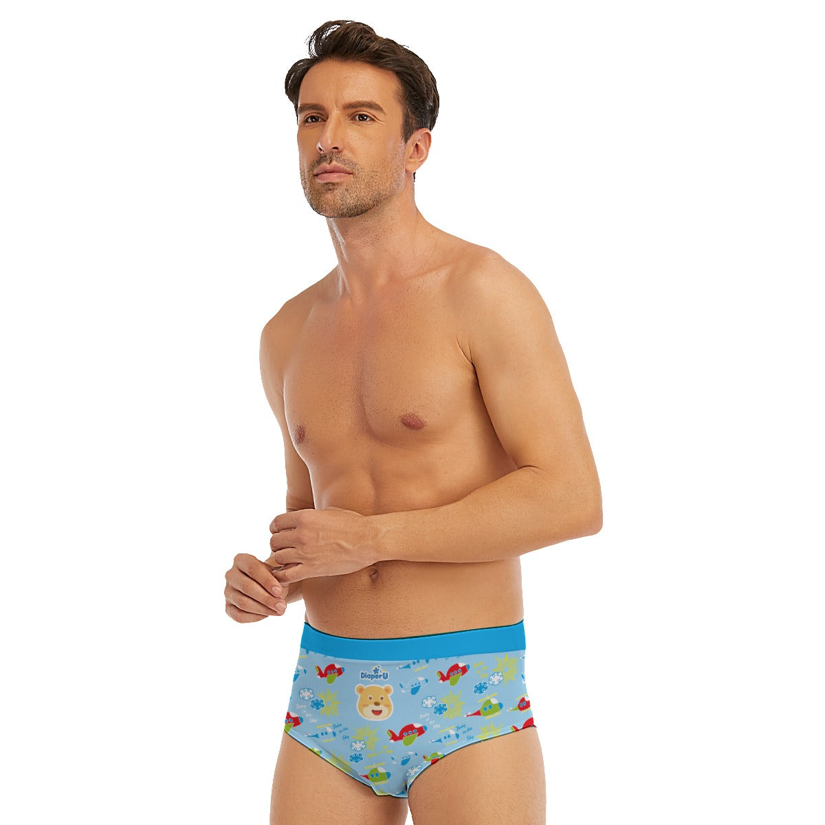 Baby Boy Swim Trunks - Baby Bear