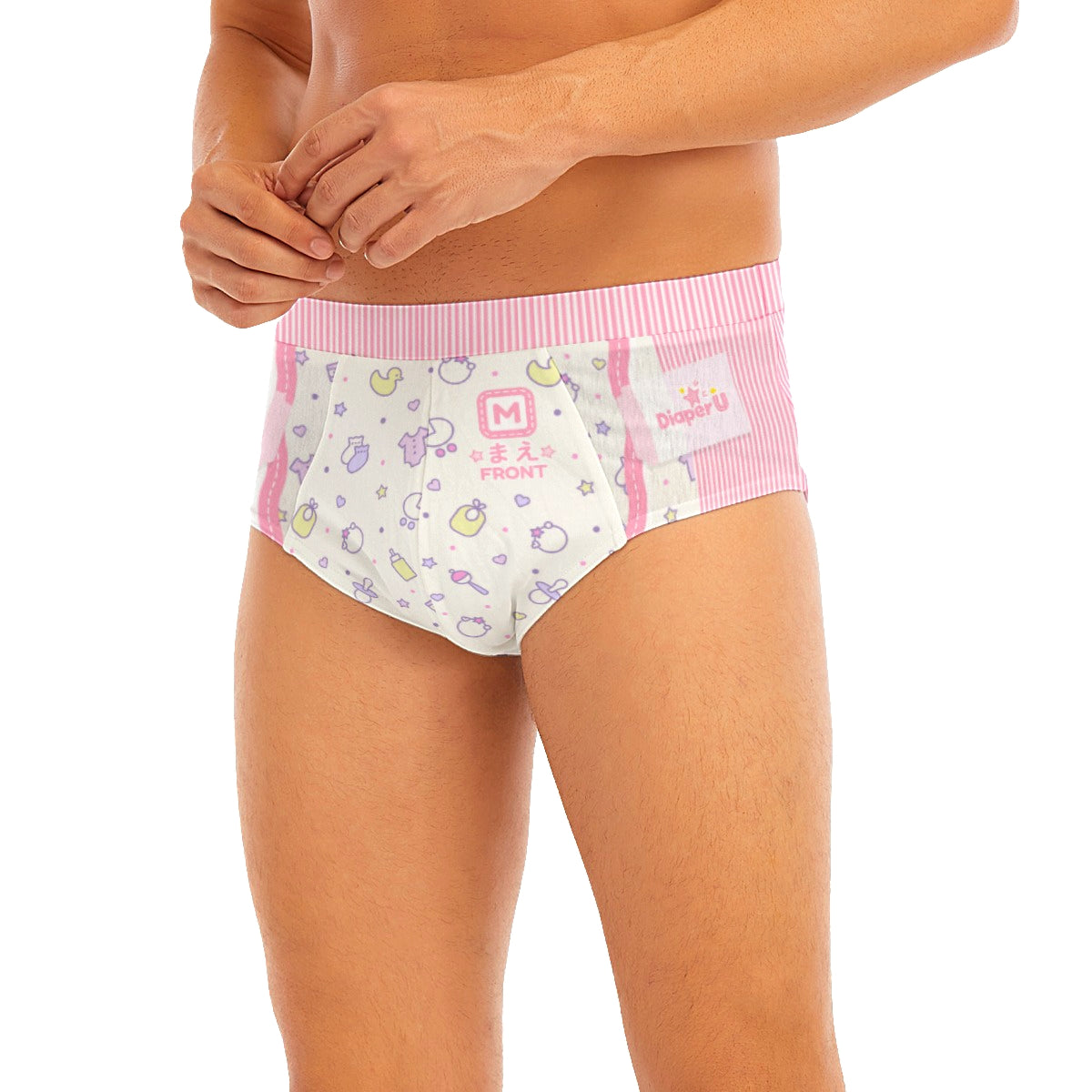 Baby Boy Briefs - I'm Baby (Baby Pink)