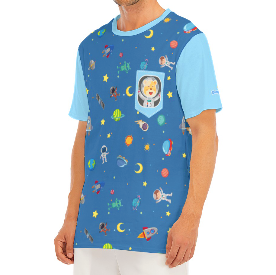 Adult Baby Play Shirt - Baby Astronaut