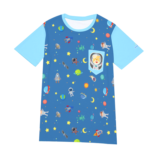 Adult Baby Play Shirt - Baby Astronaut