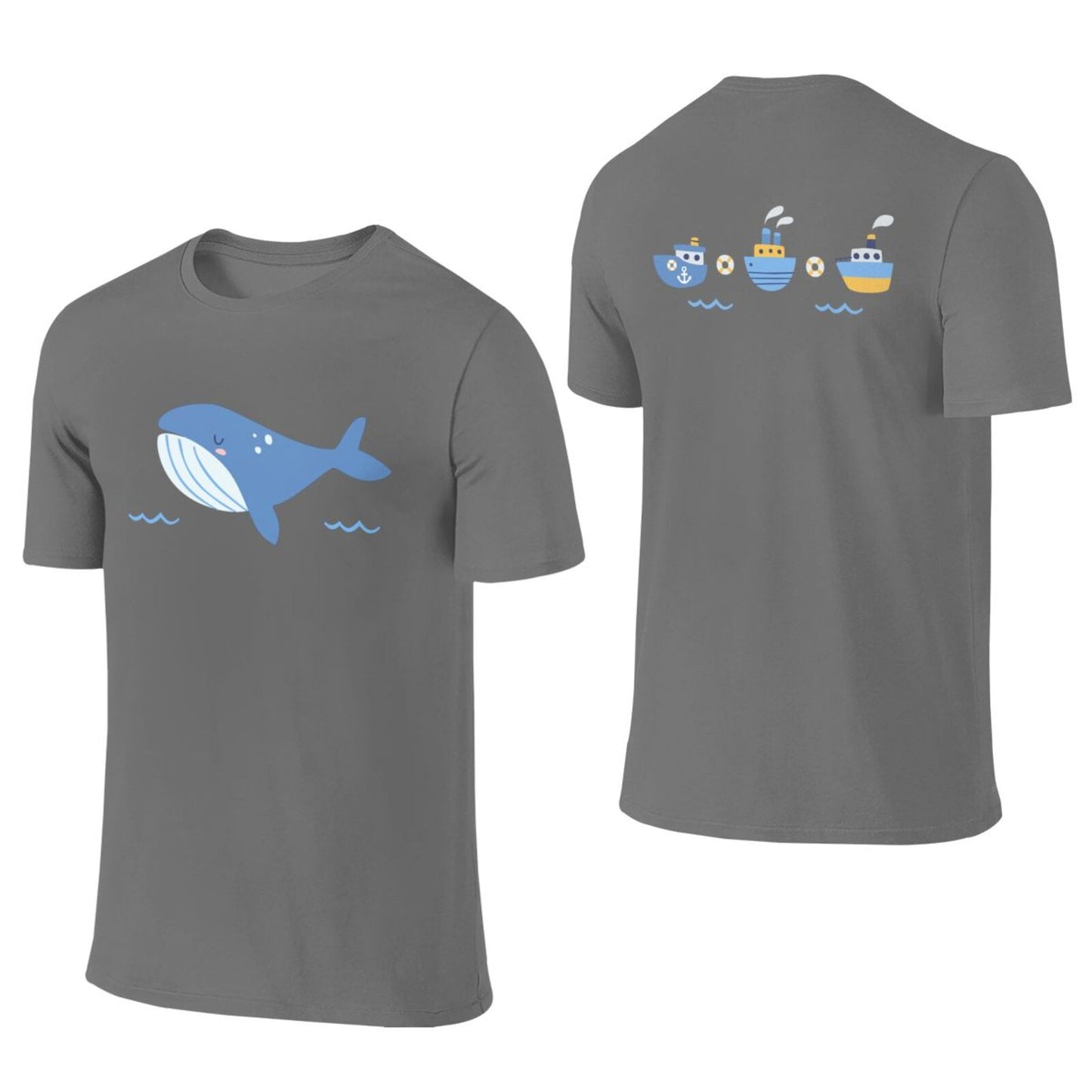 Baby Whale T-Shirt (Double sided graphic)