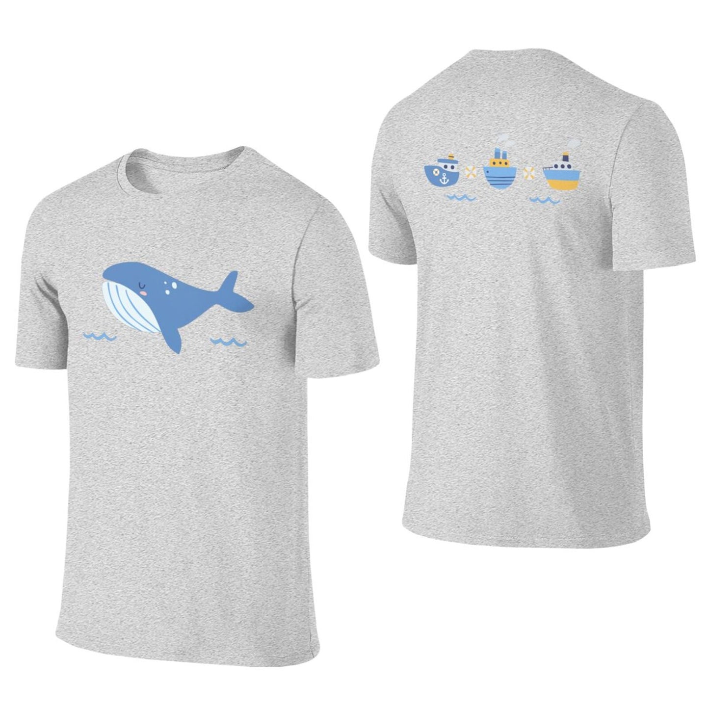 Baby Whale T-Shirt (Double sided graphic)