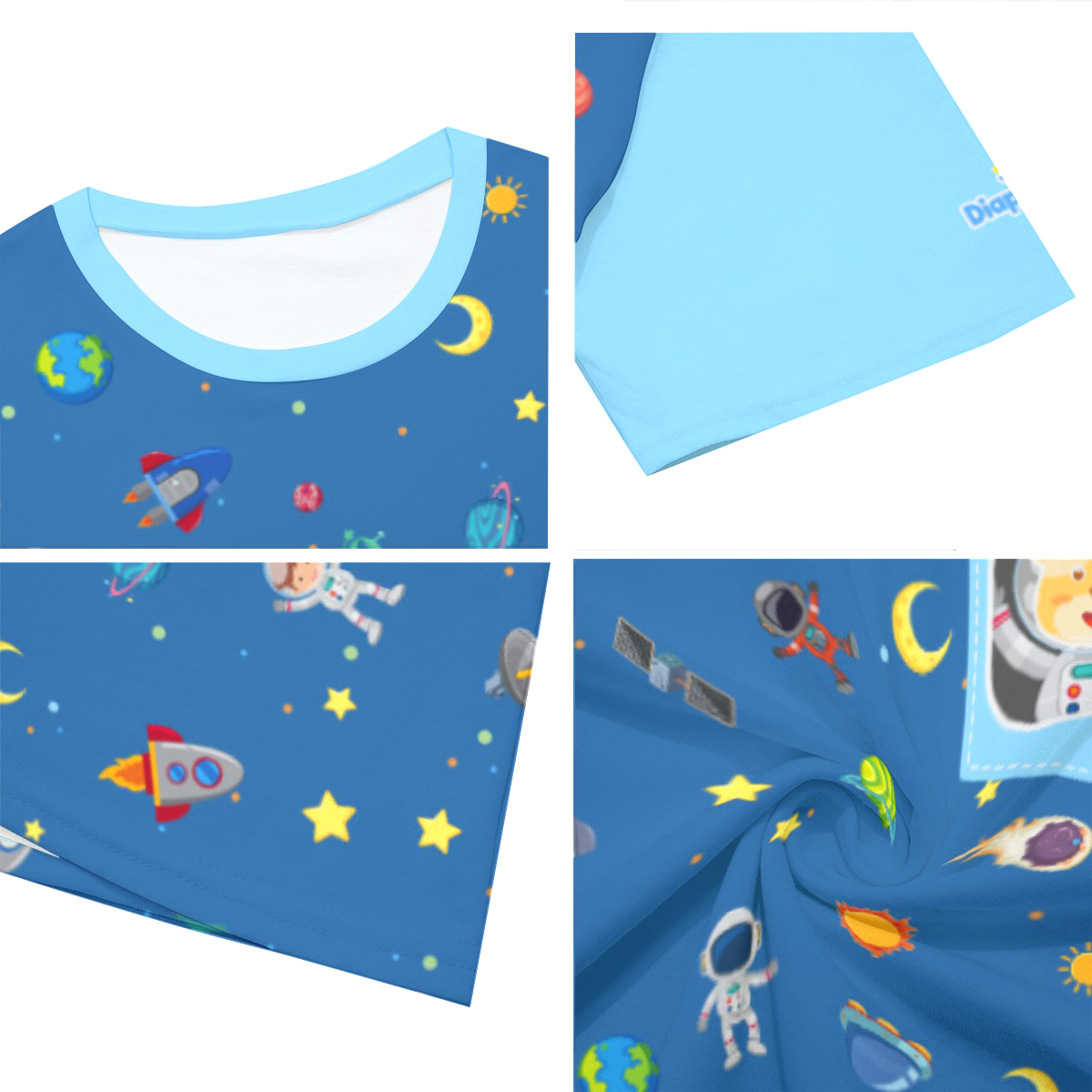 Adult Baby Play Shirt - Baby Astronaut